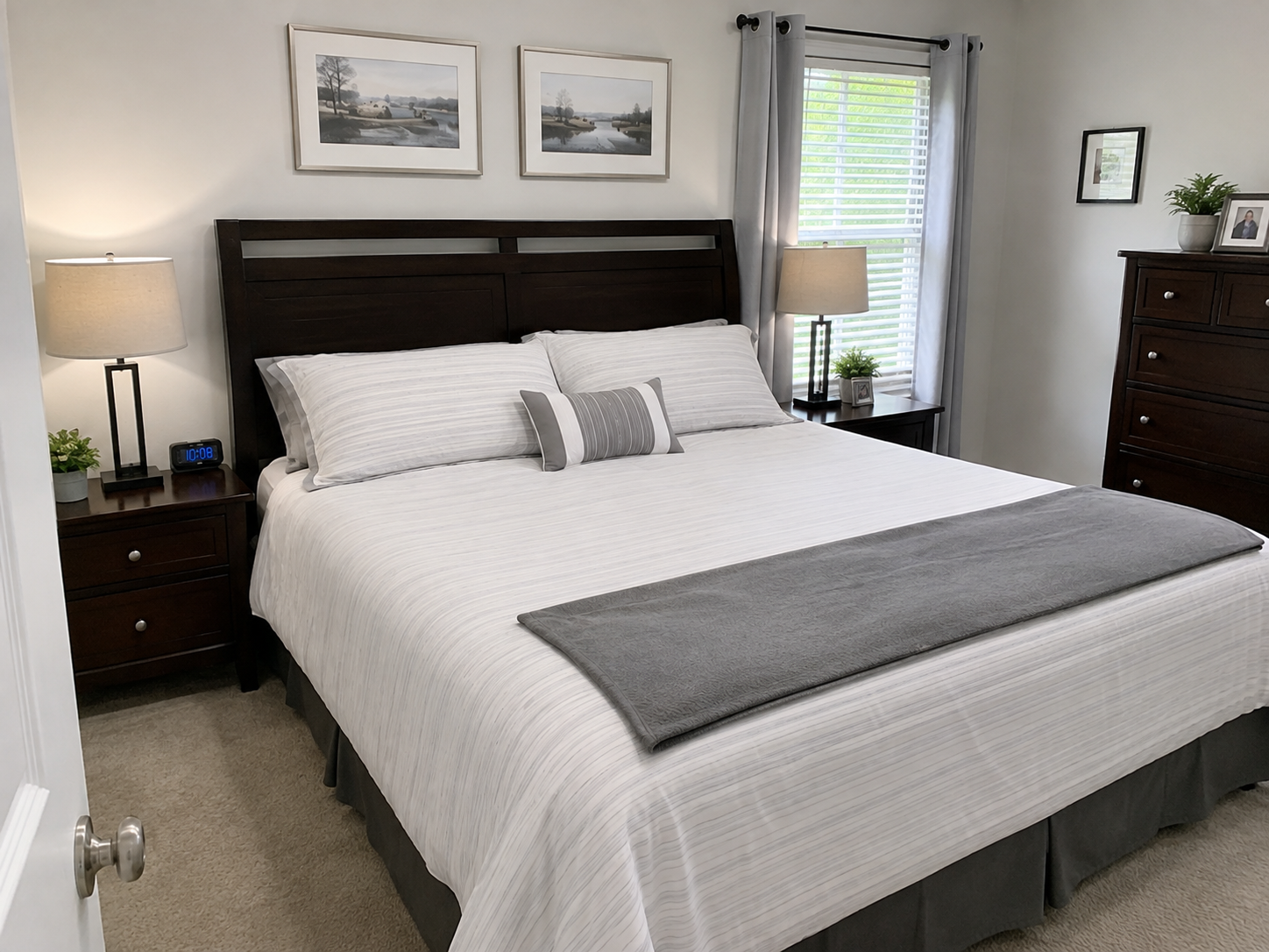Bedrooms cleaned by Bonnie's Cleaning Services